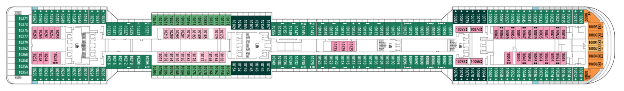 Deck 10 - Tormalina plan